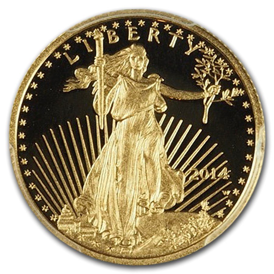 2014-W 1/4 oz Proof American Gold Eagle PR-70 PCGS