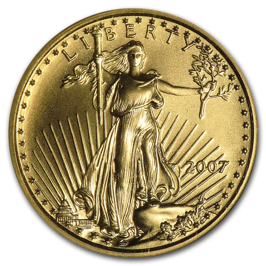 2007 1/4 oz American Gold Eagle MS-69 NGC (Early Releases)