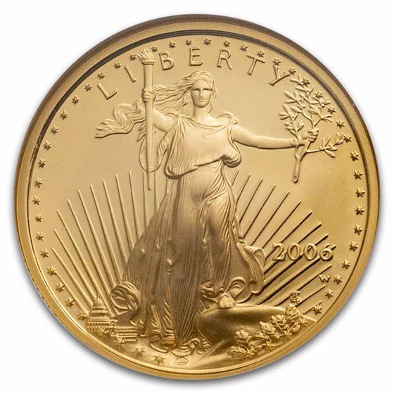 2006-W 1/4 oz Proof American Gold Eagle PF-70 UCAM NGC