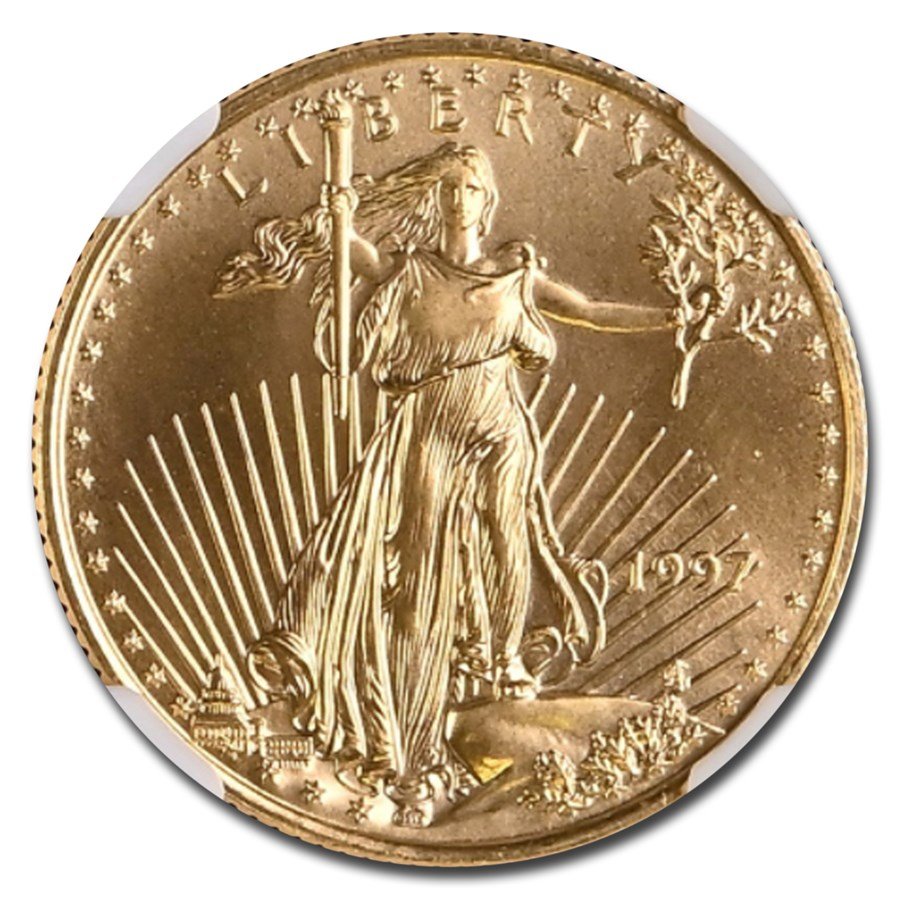 1997 1/4 oz American Gold Eagle MS-70 NGC