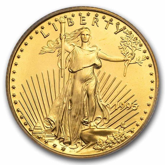 1995 1/4 oz American Gold Eagle MS-69 PCGS