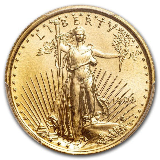 1994 1/4 oz American Gold Eagle MS-69 PCGS
