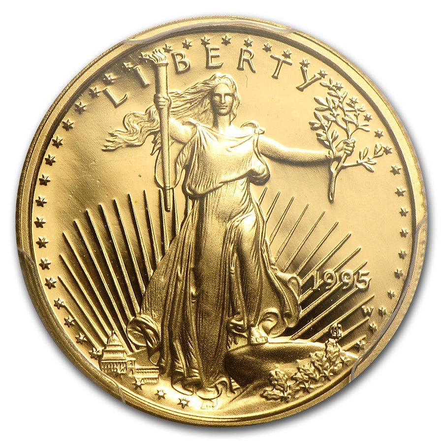 1/10 oz Proof American Gold Eagle PR-69 PCGS (Random Year)