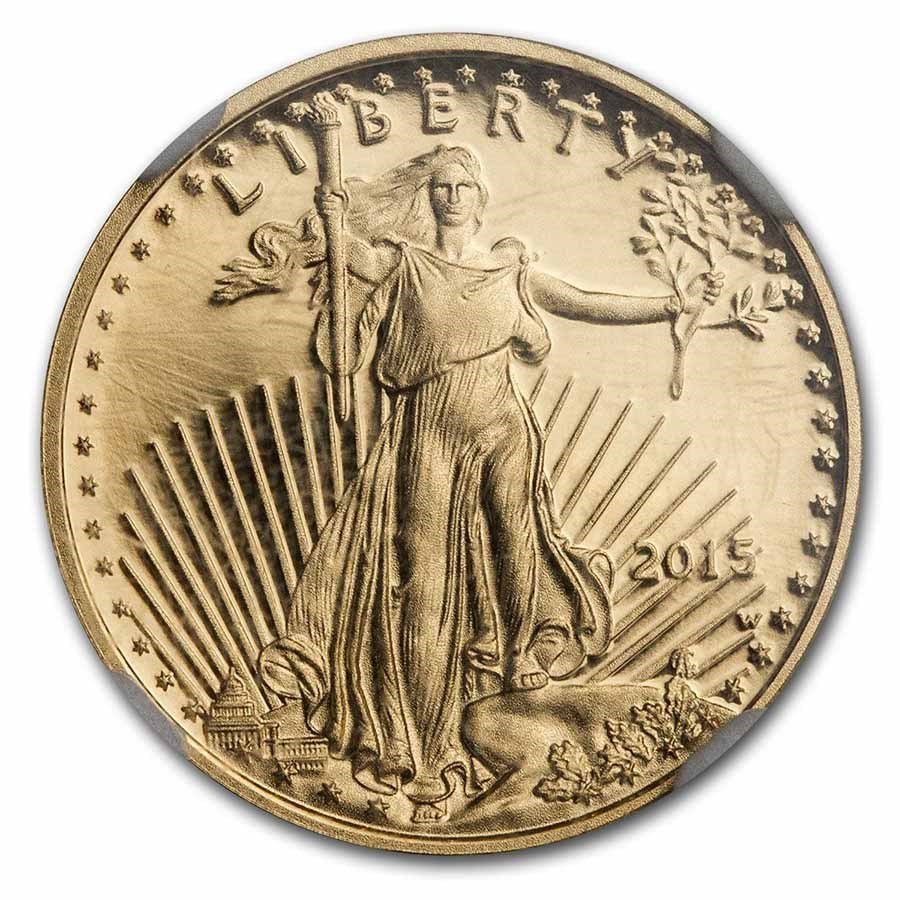 1/10 oz Proof American Gold Eagle PF-70 NGC (Random Year)