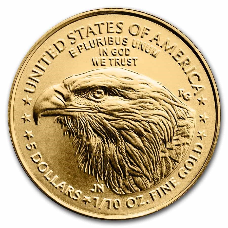 2022 1/10 oz American Gold Eagle Coin BU