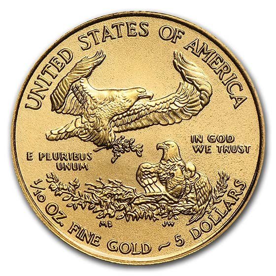 2021 1/10 oz American Gold Eagle Coin BU (Type 1)