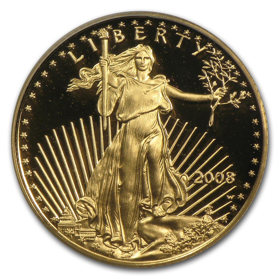 2008-W 1/10 oz Proof American Gold Eagle PR-69 DCAM PCGS