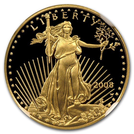 2008-W 1/10 oz Proof American Gold Eagle PF-70 NGC