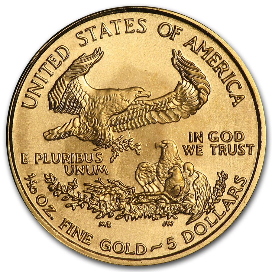 2001 1/10 oz American Gold Eagle BU