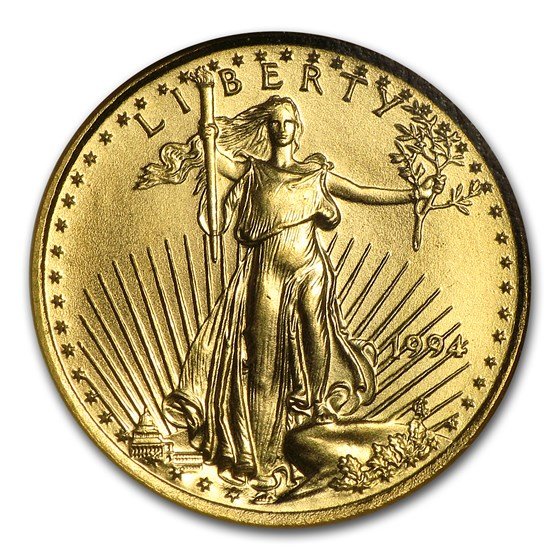 1994 1/10 oz American Gold Eagle MS-69 NGC