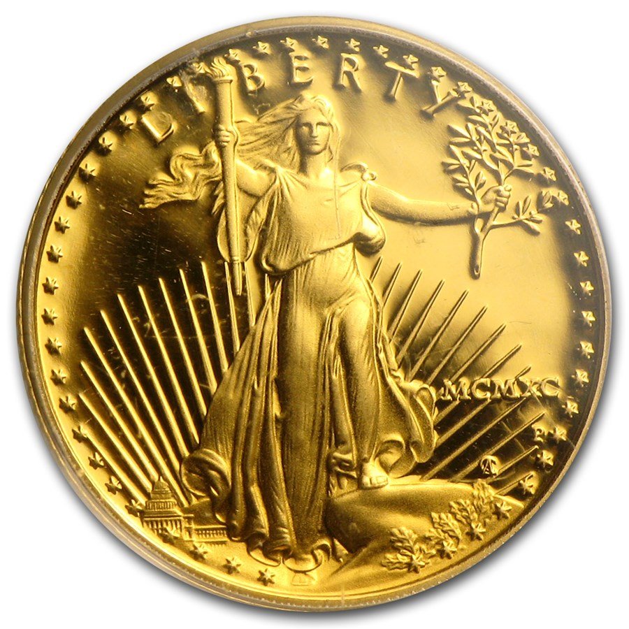 1990-P 1/10 oz Proof American Gold Eagle PR-70 DCAM PCGS