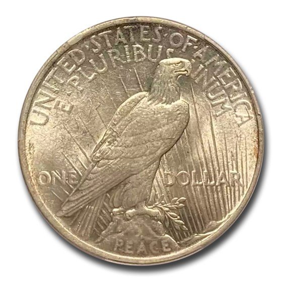 1922 Peace Dollar AU-58 PCGS (VAM 5A Scar Cheek, Top-50)