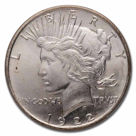 1922-D Peace Dollar MS-64 PCGS
