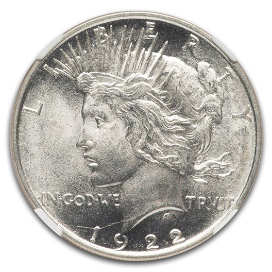 1922-D Peace Dollar MS-66 NGC