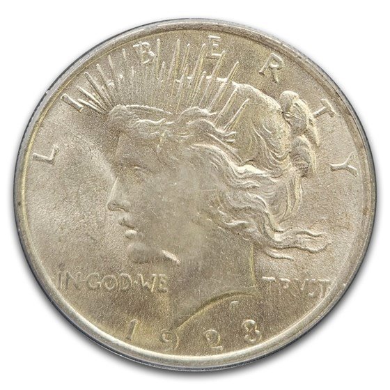 1923 Peace Dollar MS-62 PCGS (VAM-1A, Whisker Jaw, Top-50)
