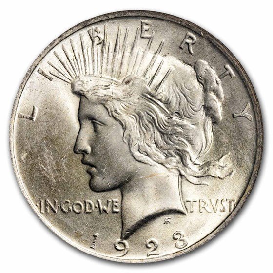 1923 Peace Dollar MS-64 NGC (Binion Collection)