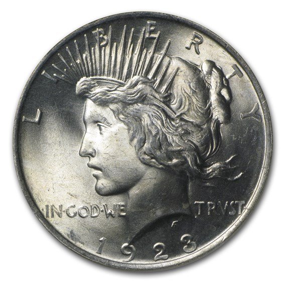 1923 Peace Dollar MS-65 NGC