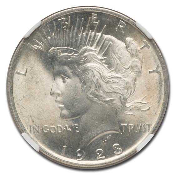 1923 Peace Dollar MS-67 NGC
