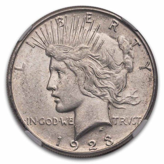 1923-S Peace Dollar MS-61 NGC