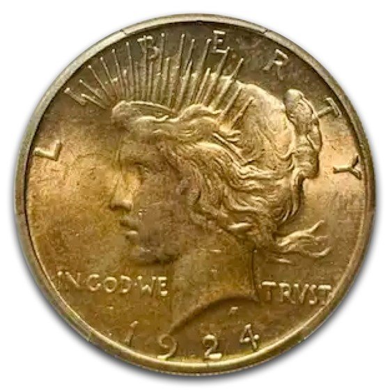 1924-S Peace Dollar MS-63 PCGS