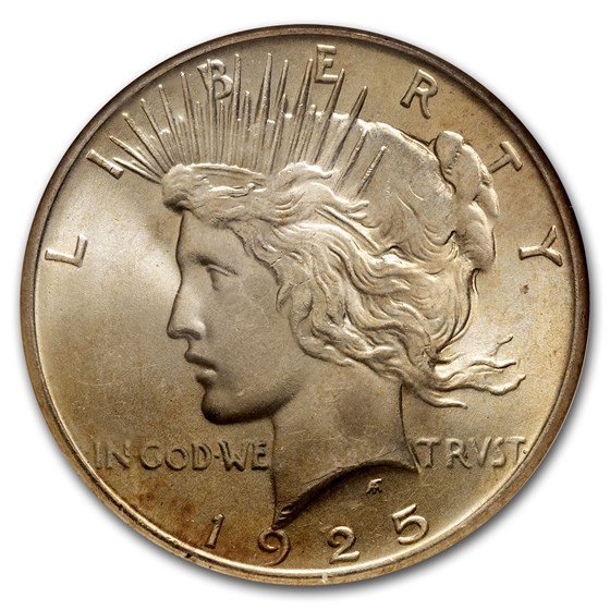 1925 Peace Dollar MS-65 NGC