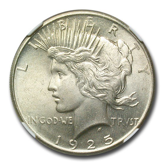 1925 Peace Dollar MS-66+ NGC