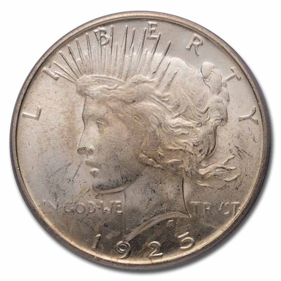 1925-S Peace Dollar MS-63 PCGS