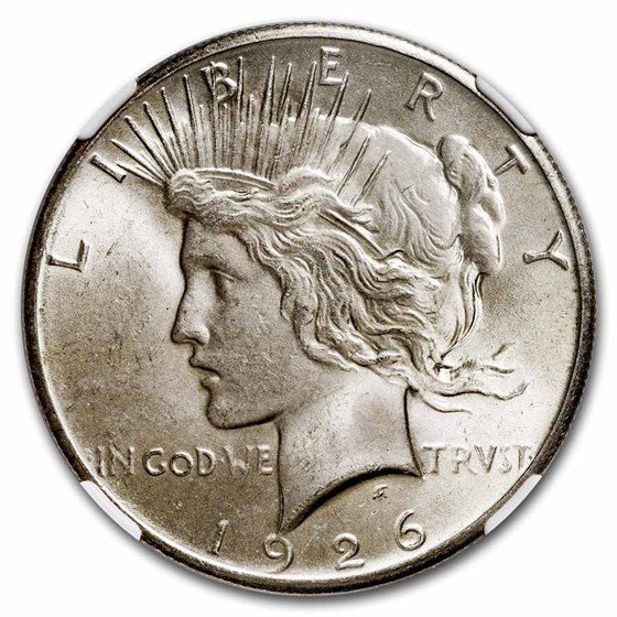 1926 Peace Dollar MS-63 NGC