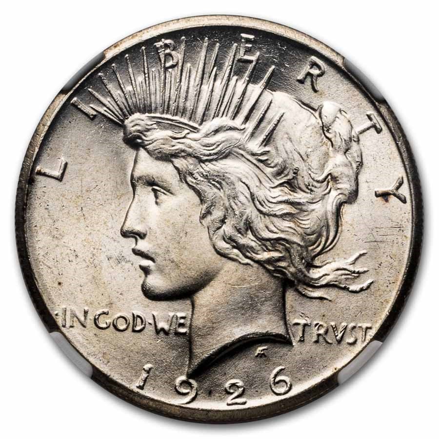 1926 Peace Dollar MS-64 NGC