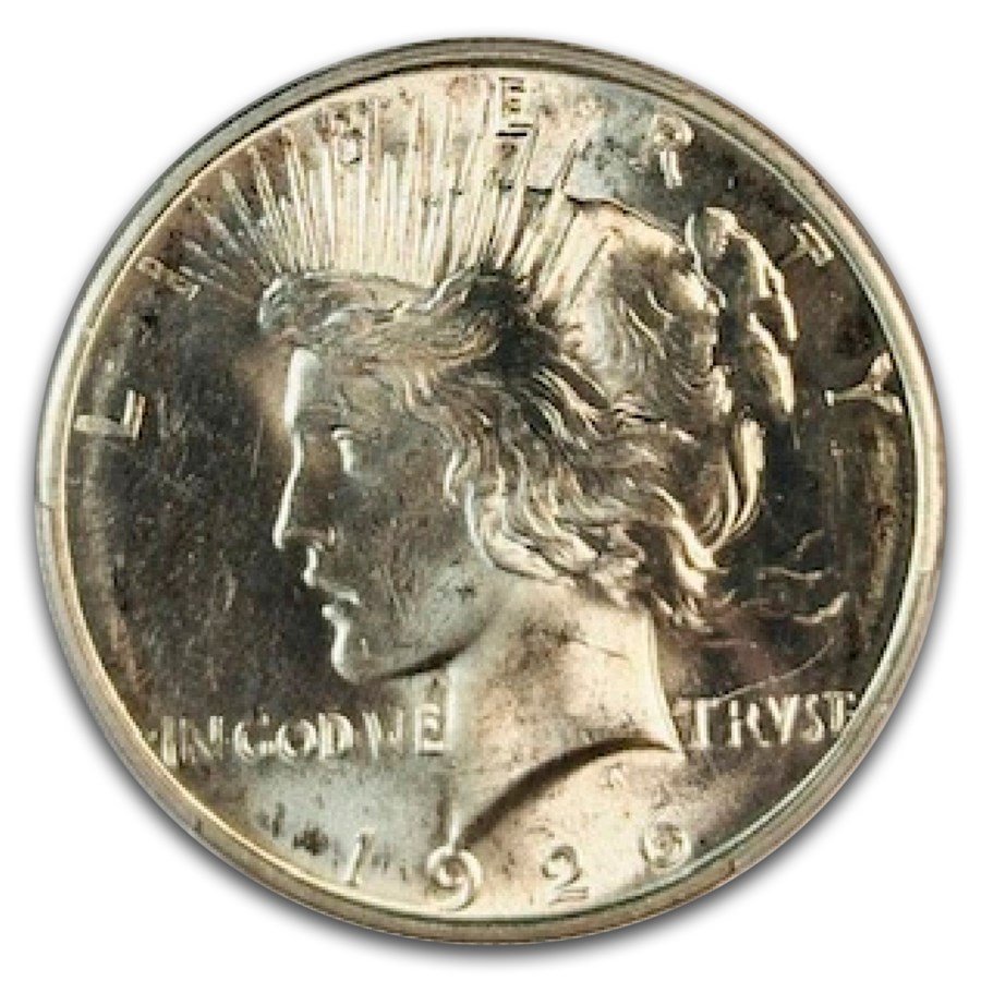 1926-D Peace Dollar MS-64 PCGS