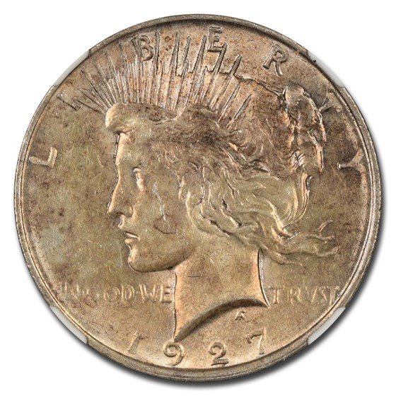 1927-D Peace Dollar AU-58 NGC
