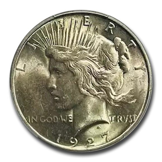 1927-D Peace Dollar MS-62 PCGS