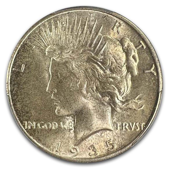 1935-S Peace Dollar MS-64 PCGS (CAC)