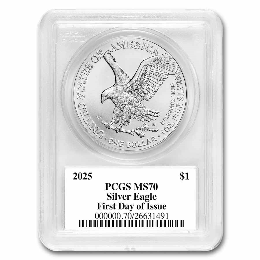 2025-(P) Silver Eagle, Eagle Privy MS-70 PCGS (FDI, Black)