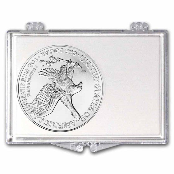 2025 1 oz Silver Eagle - w/Snap-Lock, Happy Birthday Design