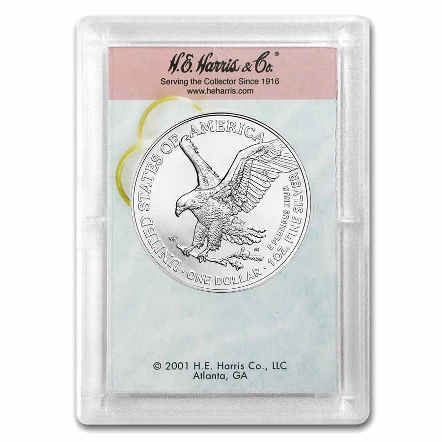 2025 1 oz Silver Eagle - w/Harris Holder, Wedding Day Design