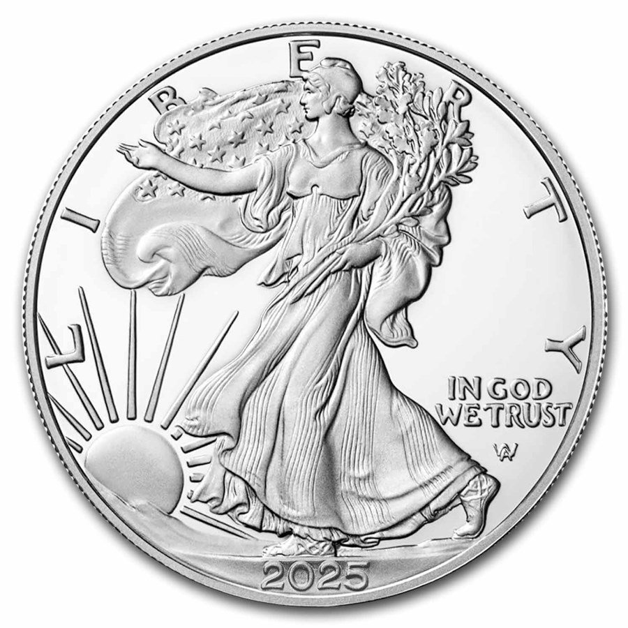 2025-W 1 oz Proof American Silver Eagle (w/Box & COA)
