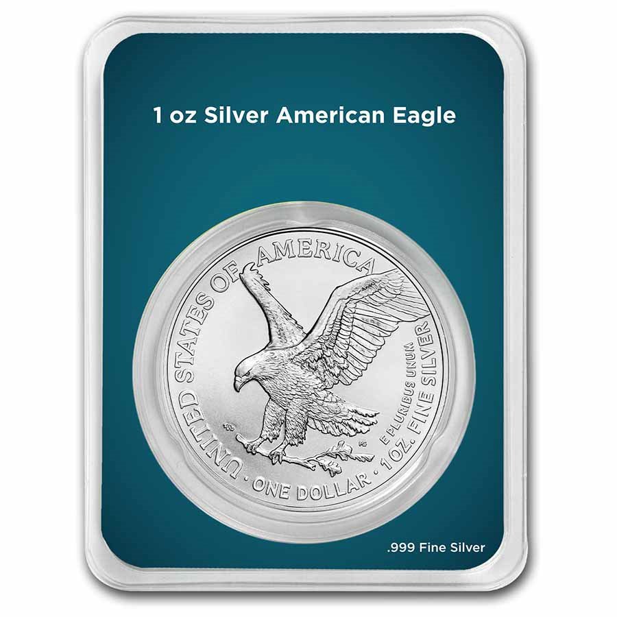 2025 1 oz American Silver Eagle (w/Haunted House Card, In TEP)