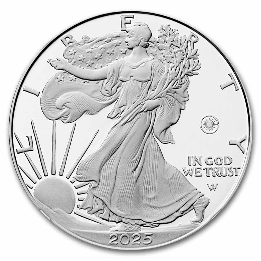 2025-W 1 oz Proof Silver Eagle PF-70 NGC (Laser Privy, FDI)