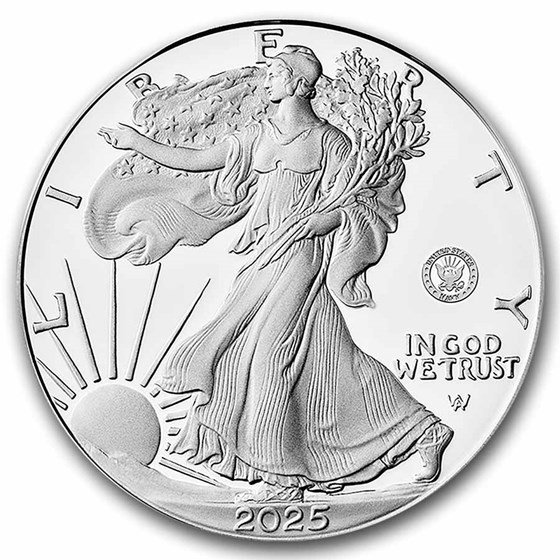 2025-S 1 oz Proof Silver Eagle PR-70 PCGS (Navy Privy, AR, Navy)