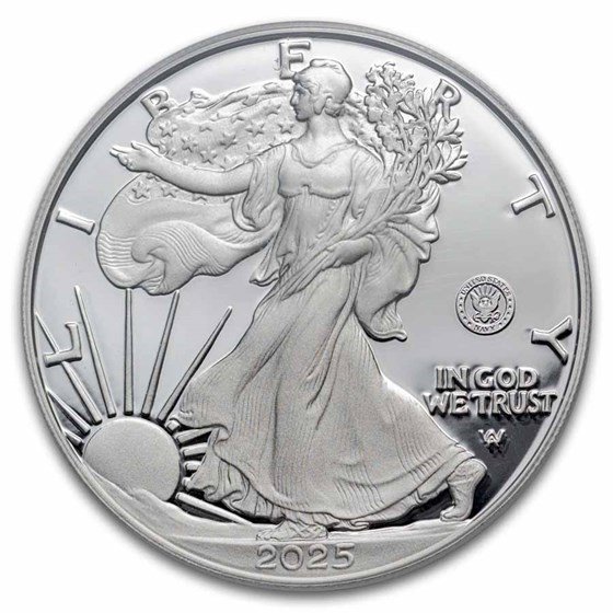 2025-S 1 oz Proof Silver Eagle PR-70 PCGS (Navy Privy, FS, Navy)
