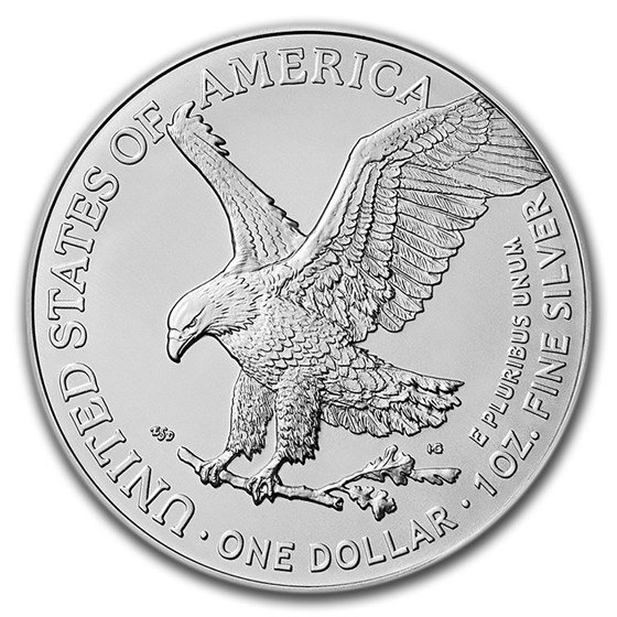 2024-(P) 1 oz American Silver Eagle Coin BU (Star Privy)