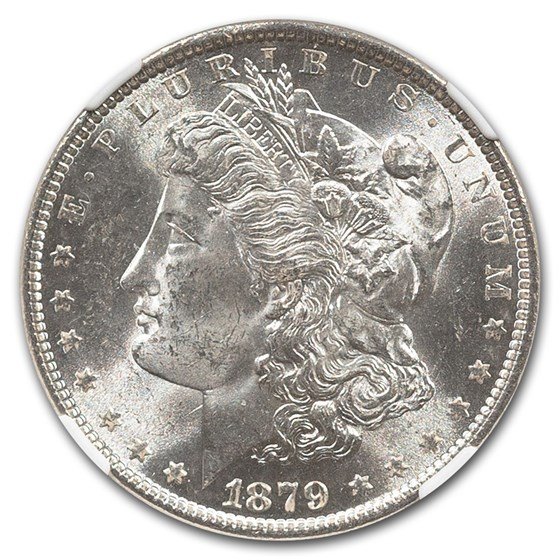 1879 Morgan Dollar MS-63 NGC (Green Label)
