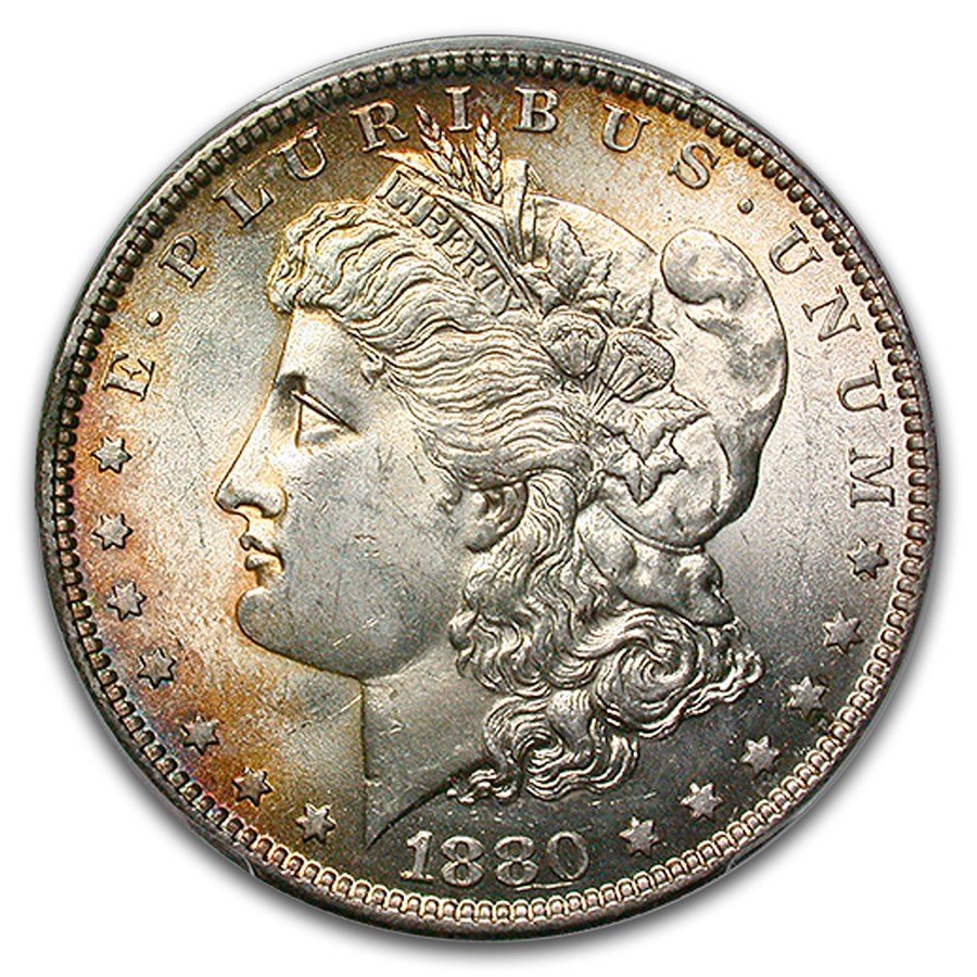 1880-O Morgan Dollar MS-63 PCGS (CAC)