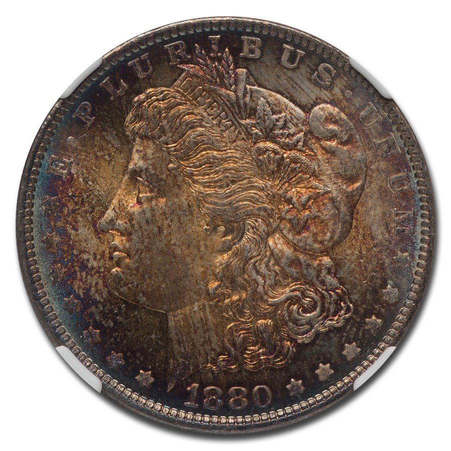 1880-O Morgan Dollar MS-64+ NGC