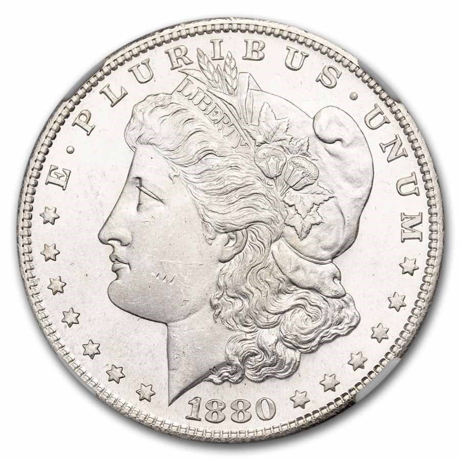 1880-S Morgan Dollar MS-64 NGC