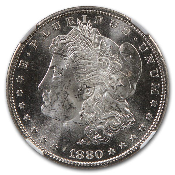 1880-S Morgan Dollar MS-65 NGC (Green Label)