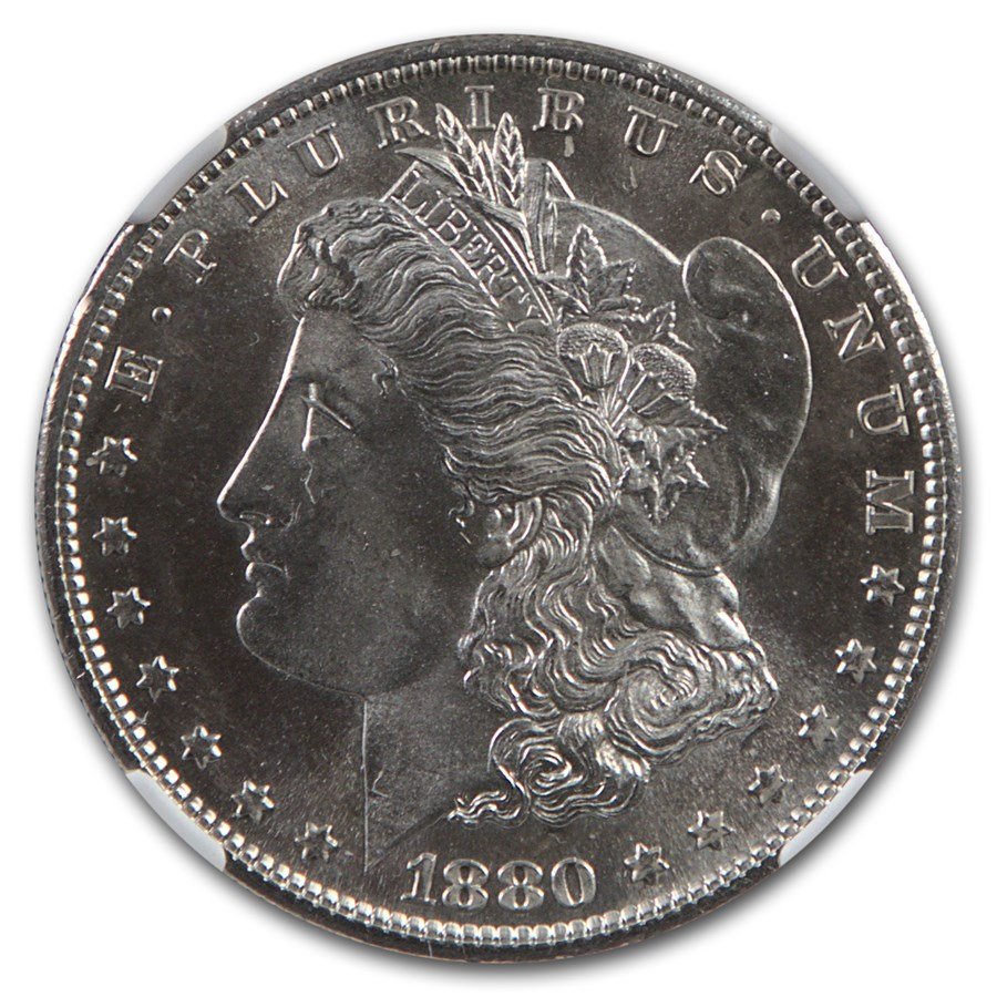 1880-S Morgan Dollar MS-66 NGC (Green Label)