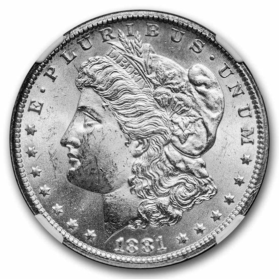 1881-CC Morgan Dollar MS-64 NGC