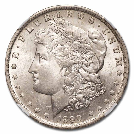 1890-O Morgan Dollar MS-62 NGC